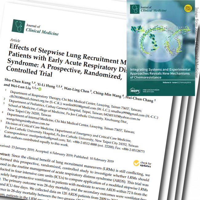 Effects of Stepwise Lung Recruitment Maneuvers in Patients with Early Acute Respiratory Distress Syndrome: A Prospective, Randomized, Controlled Trial