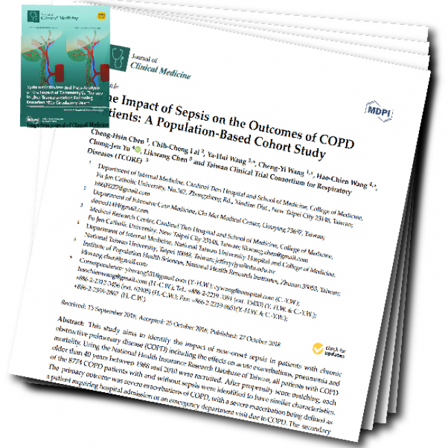 The Impact of Sepsis on the Outcomes of COPD Patients: A Population-Based Cohort Study